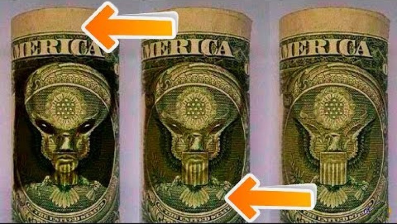 Скрытые символы на долларах США